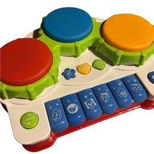 Amazon Musical Drum and Piano Toy - Red, Blue, Green, Yellow